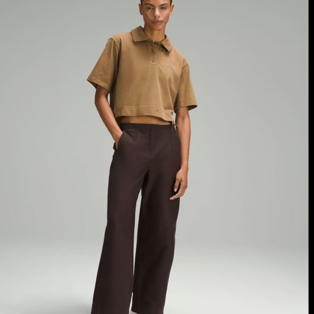 Lululemon Utilitech Straight Leg Mid-Rise Trouser 7/8 Espresso Size 10